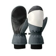 thumbnail image 1 of Guantes de esquí para hombres y mujeres: Manoplas de invierno resistentes al viento y al agua Guantes de esquí de dedo de una sola tabla MFZFUKR CPB-SSW1577-3, 1 of 6