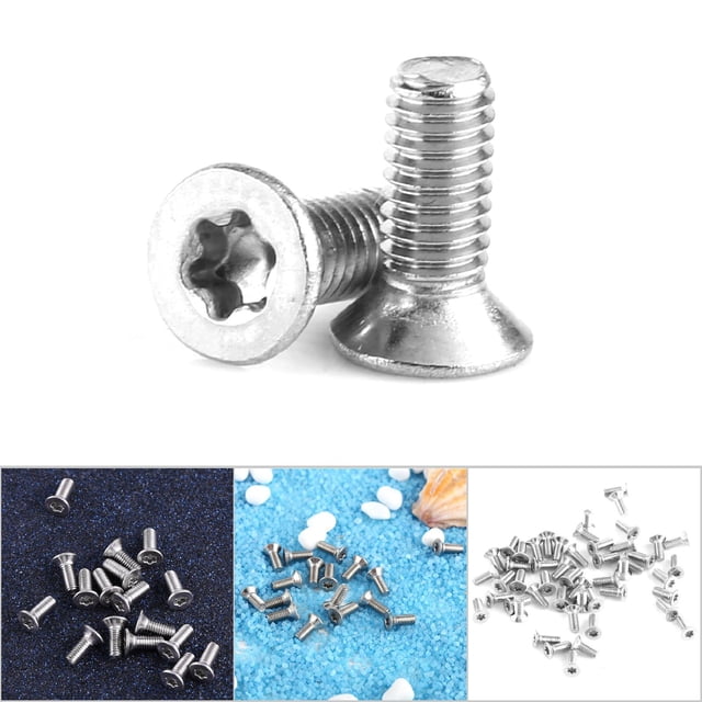 Tornillos de Cabeza plana M3 Jadeshay Acero inoxidable avellanado 50 piezas