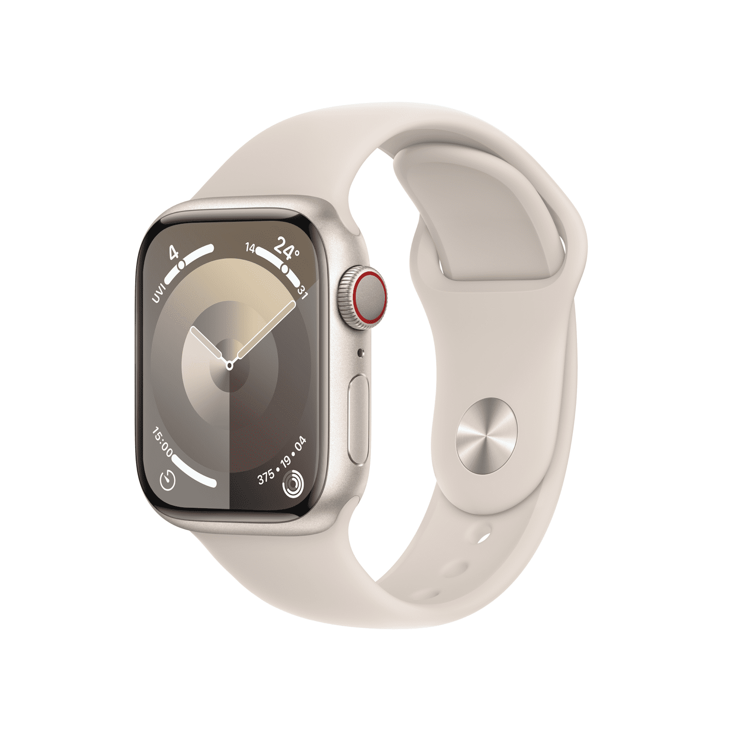 Apple - ym96 Apple Watch Series 9 GPS + Cellular 45mm Midnight Aluminium