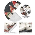 thumbnail image 4 of Yayeee Christmas Tree Skirt 47 inches for Xmas Tree Holiday Party Decoration, Red Snowmen, 4 of 6