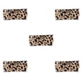 thumbnail image 1 of Diadema de ganchillo Sonducket con Estampado de leopardo ajustable para deportes gimnasio correr, 1 of 5