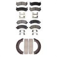thumbnail image 1 of Transit Auto Front Rear Semi-Metallic Brake Pads and Parking Shoes Kit for Car Chevrolet Express 2500 GMC Savana KFN-100706, 1 of 11