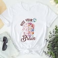 thumbnail image 3 of LIZZHOME Kiss Your Brain Shirt, Teacher Shirts, Brain Shirt, Teacher Gift, Teacher Appreciation, Kindergarten Shirt, Back To School Shirt, 3 of 4