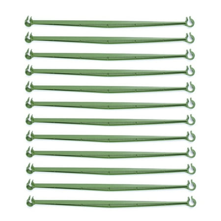 Expandable Vegetable Trellis Connectors Stakes Arms Climbing Plants 12PCS Plastic For Tomato Cage Durable Garden Green