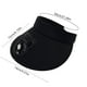 thumbnail image 3 of Sombrero para el sol con ventilador recargable por USB | Sombrero de verano transpirable de ala ancha con ventilador silencioso ajustable | Sombrero para correr, jardinería y exteriores que absorbe e, 3 of 5