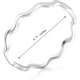 thumbnail image 3 of Anillo abierto ajustable de plata de ley 925 para mujer, minimalista, con ondas, estilo vintage, apilable, ideal como regalo de cumpleaños o Navidad., 3 of 9