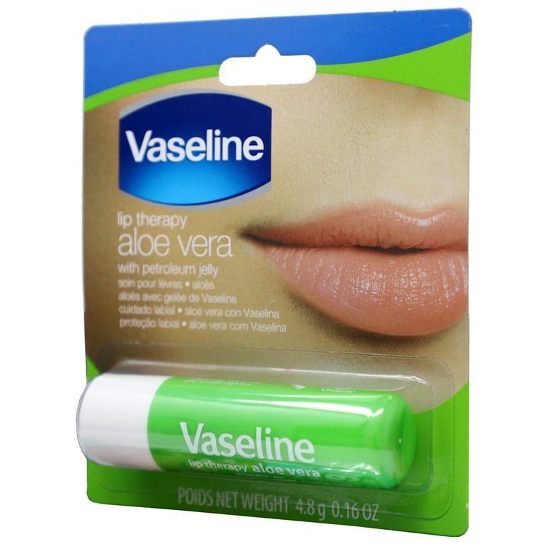 Vaseline, Lip Therapy Moisturizing Hydrating Lip Balm, Aloe Vera, 1 ct -  Walmart.com