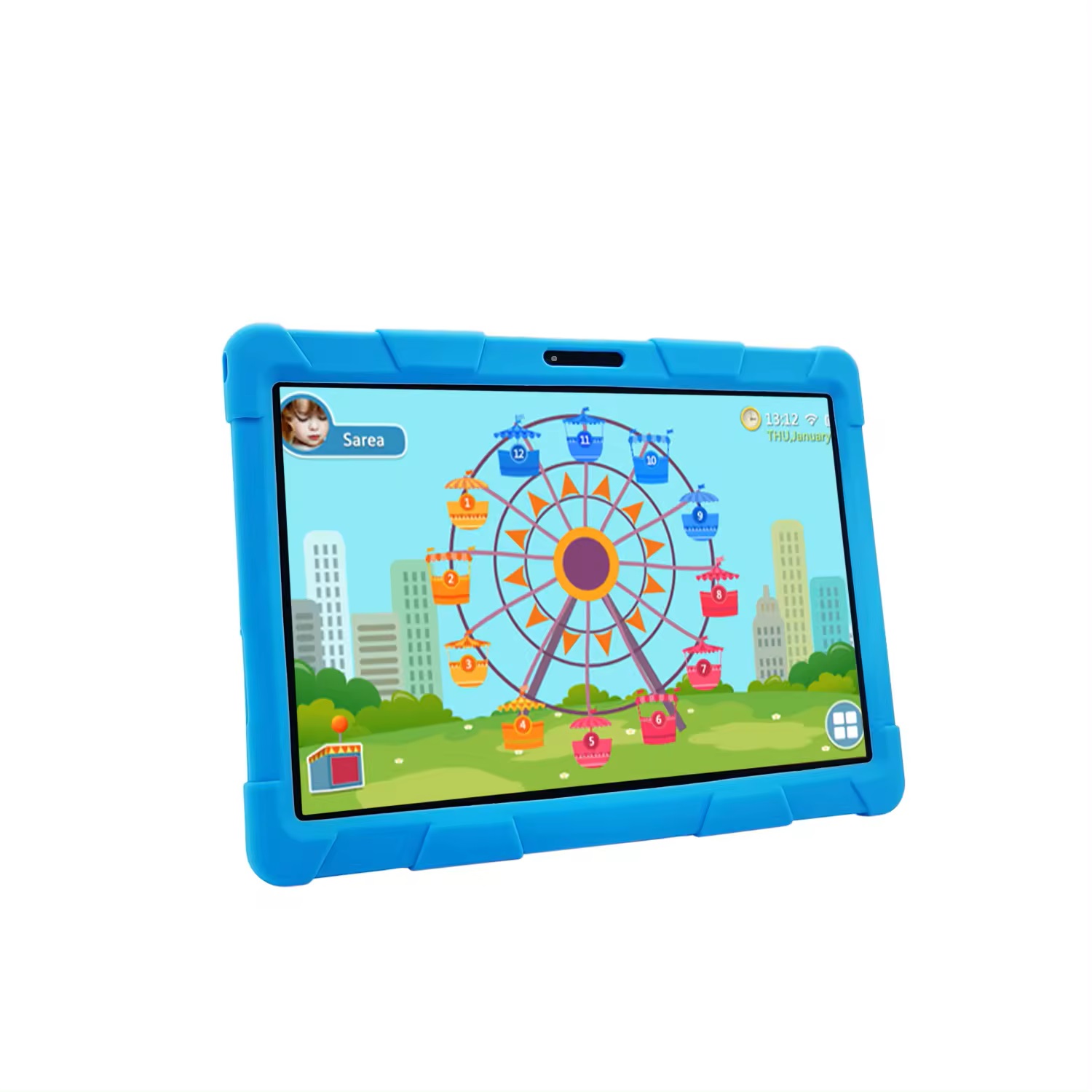 Tablet Per Bambini KYASTER 10" - Android 12, Controllo Parentale, Custodia Anticaduta, Batteria 7000mAh
