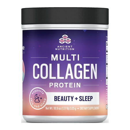 Ancient Nutrition, Multi Collagen Protein, Beauty + Sleep, 38 servings