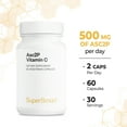 thumbnail image 5 of SuperSmart - Asc2P Vitamin C - 500 mg per Day - Vitamin C Supplement - with Magnesium Ascorbyl Phosphate | Non-GMO & Gluten Free - 60 Vegetarian Capsules, 5 of 10