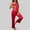 Red, variant on ZZwxWA Pajamas for Women Two Piece Silk Satin Sleepwear Sexy V-Neck Cami Top & Shorts PJ Set Loungewear