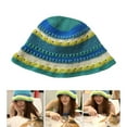 WINDLAND Summer Sunproof Crochet Bucket Hat Ladies Spring Commute