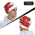 thumbnail image 5 of KLL Red Maple Leaf Winter Fall Beanie Knit Hats for Men & Women - Warm & Soft Stylish Toboggan Caps for Cold Weather, 5 of 6