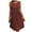 Red, variant on Summer Sun Dresses for Womens 2026 Plus Size Fashion Round Neck Loose Oversized Dress Casual Sleeveless Midi Dress