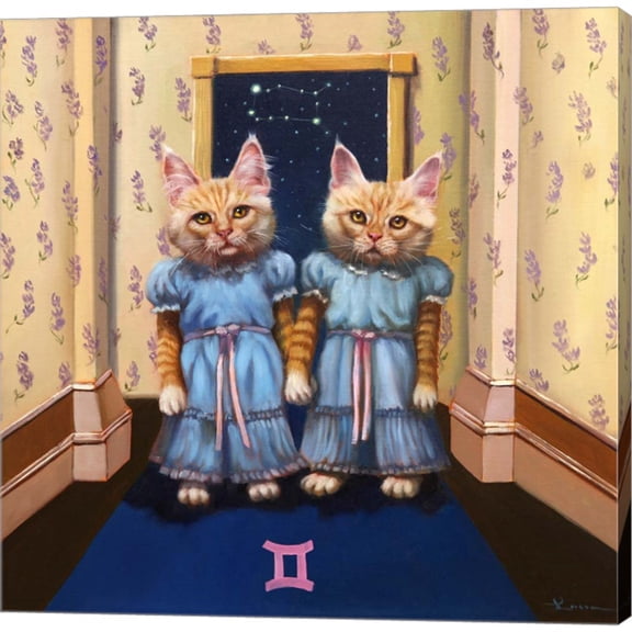 Great Art Now Gemini by Lucia Heffernan, Canvas Wall Art, 12W x 12H