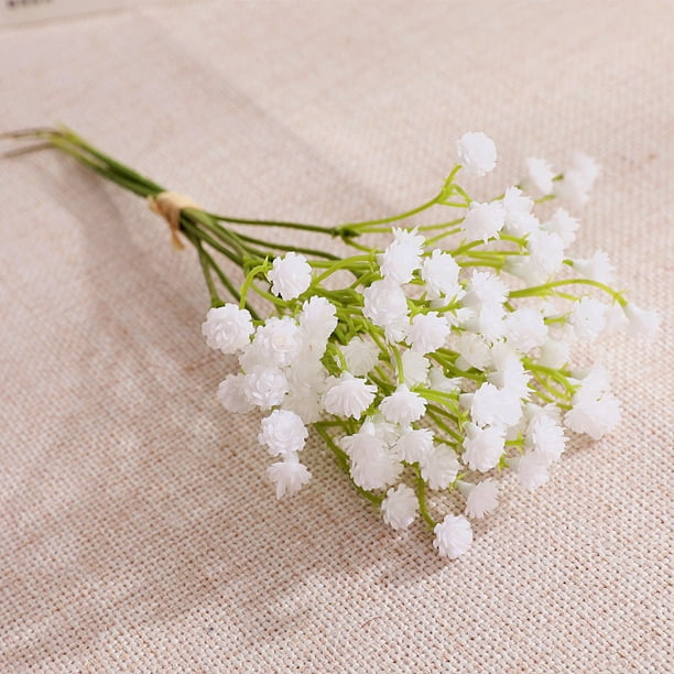 Simulación de pequeños ramos de gypsophila simulación PU gypsophila accesorios de tiro Arreglo floral decoración del hogar flores