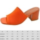 thumbnail image 2 of Sandalias de tacón grueso de bloque bajo de punto Zapatos de tacón de vestir Sandalias de tacón para mujer, 2 of 7