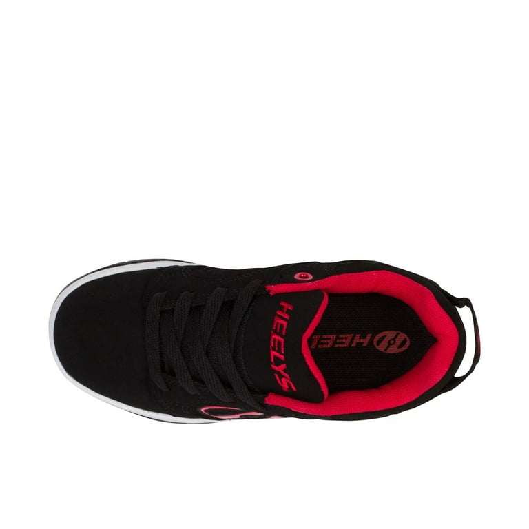 Heelys Mixte Voyager Chaussure de Piste d'athlétisme, Black/Red, 42 EU