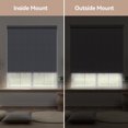 thumbnail image 2 of Superjoe 100% Blackout Roller Window Shades, Free-Stop Pull Down Shades for Windows with Thermal Insulated Waterproof Fabric, Roller Blinds for Indoor Windows, Office, Home, 40"x72", Black, 2 of 7
