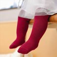 thumbnail image 2 of Baby Girls Tights Leggings Kids Tights Newborn Warm Tights For Girls 0-9 Months,Red XZNPDUCQ, 2 of 6