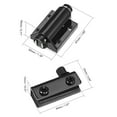 thumbnail image 2 of Unique Bargains 5-6mm Glass Door Magnetic Catch Latch Closures ABS Black W Clamp Set 1Pc, 2 of 4