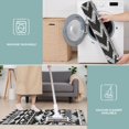 thumbnail image 6 of Black Geometric Triangle Chevron Pattern Kitchen Rugs Sets Of 3,Kitchen Runner Rugs Non Skid Washable,Decorative Kitchen Floor Mats for Kitchen,Sink,Laundry,17"x30"+ 17"x47" + 17"x59", 6 of 6
