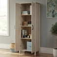 thumbnail image 2 of Sauder Two-Door Storage Cabinet, Chalk Oak Finish, 2 of 11