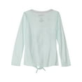 thumbnail image 3 of Disney Girls Frozen 2 Elsa or Anna Side Tie Long Sleeve Graphic T-Shirt, Sizes 4-16, 3 of 3