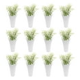thumbnail image 4 of TFCFL 12Pcs White Metal Flower Buckets 9'' Tall Flower Display Buckets Garden Wedding Decoration, 4 of 14