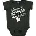thumbnail image 3 of Inktastic Someone in Michigan Loves Me Boys or Girls Baby Bodysuit, 3 of 5