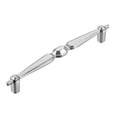 thumbnail image 3 of Utopia Alley 10pcs Hanover Pull Handle - Decorative Cabinet Drop Pull Handles- Vintage Cabinet Hardware with Hand Finished Polished Chrome - Metal Drawer Pull Handle, 6.3" Center to Center, 3 of 9