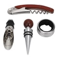 thumbnail image 4 of Juego de 4 abridores de botellas de vino multifuncionales, sacacorchos, vertedor de vino y caja de regalo., 4 of 14