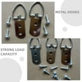 thumbnail image 3 of OULII 20Pcs Heavy Duty Picture Frame Hanging Hardware Silver Metal Hooks with Screws for Wall Mounting, 3 of 8