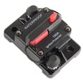 thumbnail image 3 of 150A Waterproof High Amp Manual Reset Dual Stud Circuit Breaker with Switch (Black), 3 of 7
