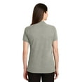 thumbnail image 2 of Port Authority Women's EZCotton Polo, Oxford Heather, XXXX-Large, 2 of 4