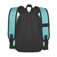 thumbnail image 4 of Saiise Blue And Turquoise Pattern Large Capacity Student Backpack Lightweight Bookbag Travel School Laptop Ergonomic 11x17in Padded Straps Multi Pocket Breathable, 4 of 8