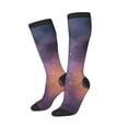thumbnail image 2 of Vsdgher Watercolor Sky Dragon Print Thigh High Socks Extra Long Stretchy Sock Women Over Knee High Opaque Stocking Daily Wear, 2 of 5