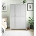 thumbnail image 2 of Systembuild Evolution Lory Framed 3 Door Wardrobe, White, 2 of 8