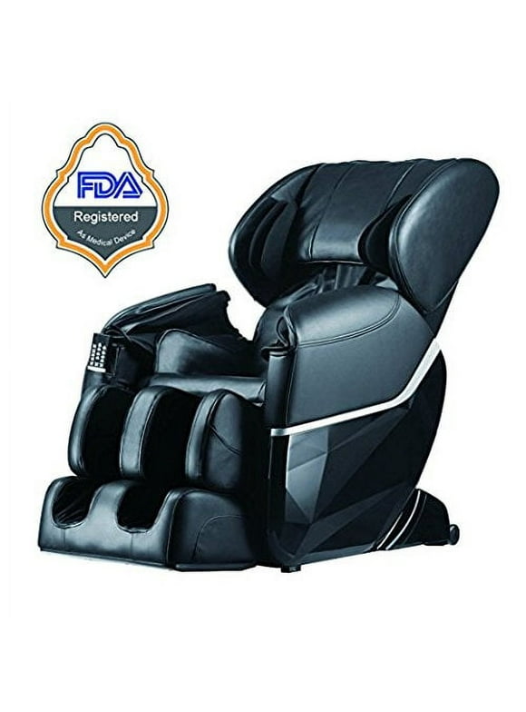 Electric Full Body Shiatsu Massage Chair Foot Roller Zero Gravity w/Heat
