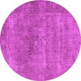 thumbnail image 1 of Ahgly Company Indoor Round Oriental Pink Industrial Area Rugs, 6' Round, 1 of 4