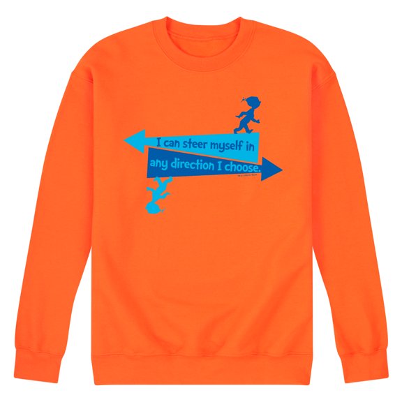 Dr. Seuss - You Can Steer Yourself - Men's Crew Neck Fleece Pullover