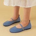 thumbnail image 4 of Vibrex Womens Mary Jane Flats Adjustable Strap Lightweight Breathable Shoes for Work & Daily Walking Round Toe Casual Mesh Ballet Flat Shoes, 4 of 6