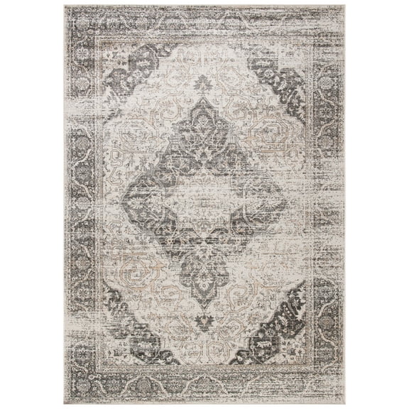 SAFAVIEH Atlas Steve Oriental Area Rug, Ivory/Beige, 3'3" x 5'3"