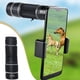 thumbnail image 1 of Telescopio de tubo con aumento de 12x, alta definición, visión nocturna con poca luz, mini telescopio pequeño con clip para cámara de teléfono, telescopio móvil, 1 of 8