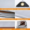 thumbnail image 5 of 16ft x 20ft 14 Mil Heavy Duty Tarp Cover - Silver/Brown Thick Waterproof Protective Tarps, UV Resistant Poly Tarpaulin with Grommets and Reinforced Edges for Camping, Pool, Boat, 5 of 5