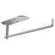 thumbnail image 1 of Soporte para toallas de papel debajo del gabinete de cocina, soporte para toallas de papel autoadhesivo o perforador, se pega en la pared para gabinetes de baño de cocina, acero inoxidable SUS304, pla, 1 of 5