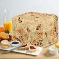 thumbnail image 4 of TSOVTHRID Vintage Newspaper Rose Butterfly Print Toaster Covers for 2 Slice, Greasy Resistant Dust Cover for Kitchen Small Appliances Washable Kitchen Bakeware Protector, 4 of 8