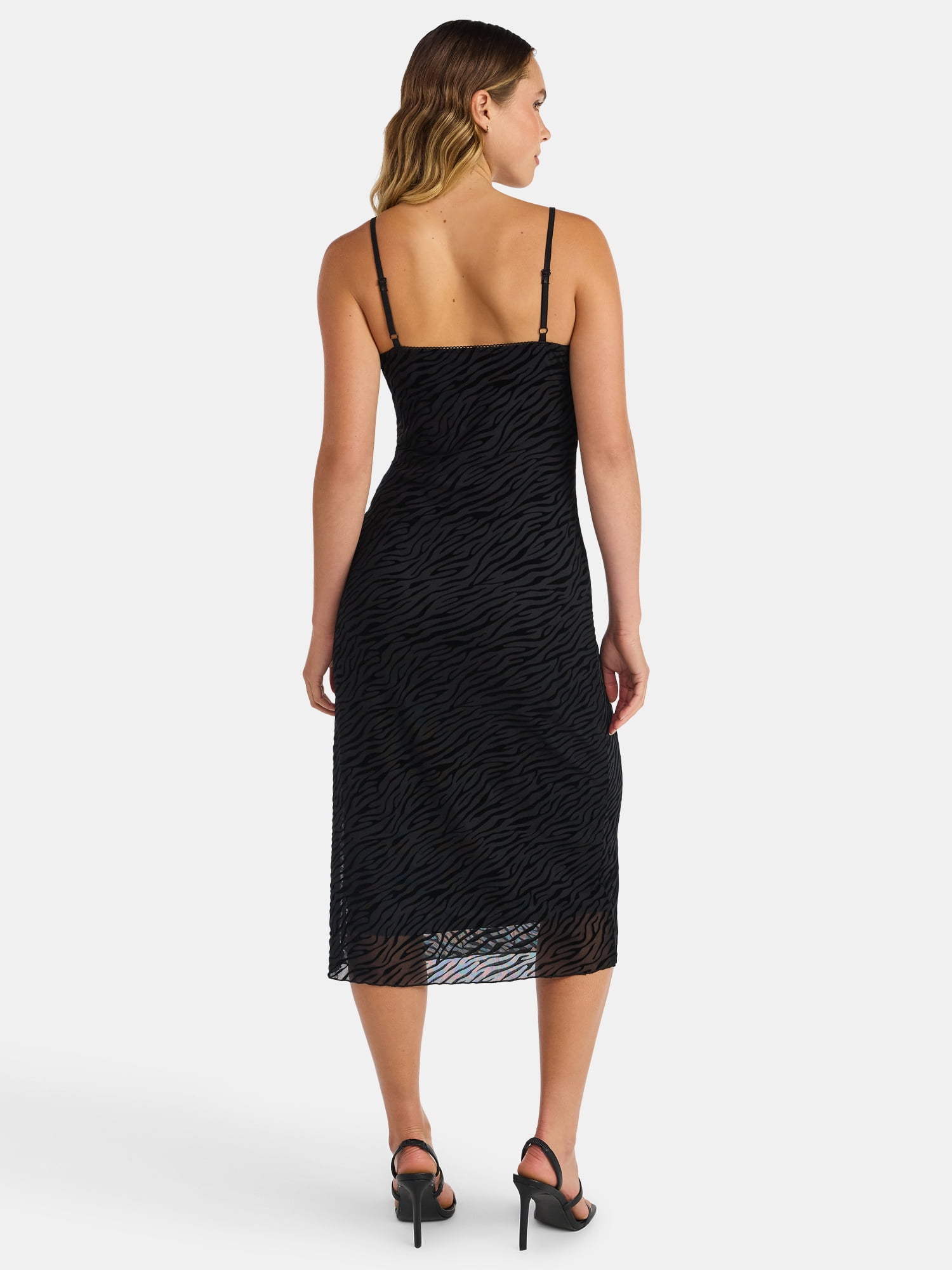 Madden NYC Women’s Burnout Velvet Midi Dress, Sizes XXS-XXL
