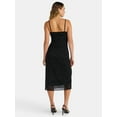 thumbnail image 2 of Madden NYC Women’s Burnout Velvet Midi Dress, Sizes XXS-XXL, 2 of 4