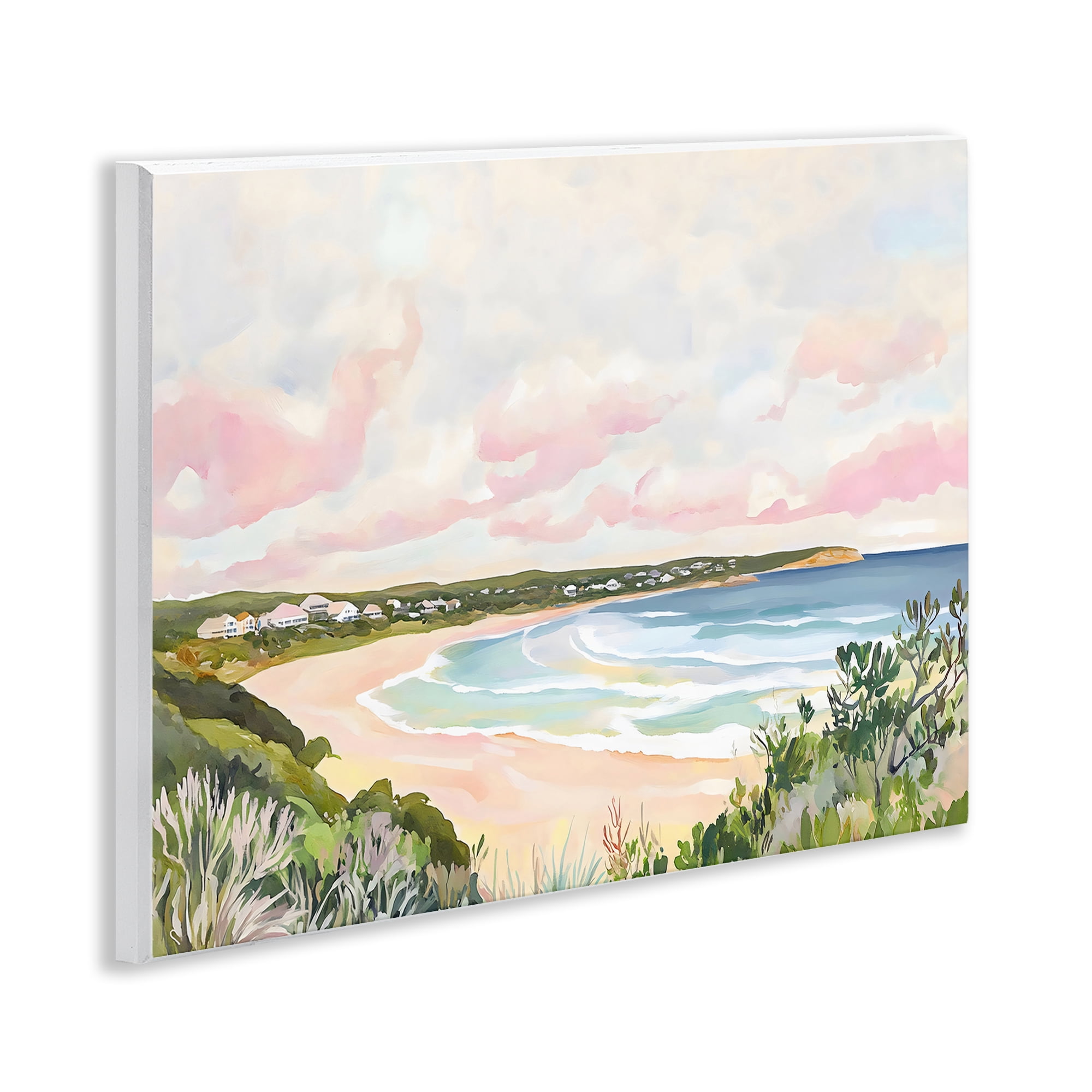 Stupell Industries Serene Sunset Beach Panorama Wall Plaque Art, design by The Prints Vibe